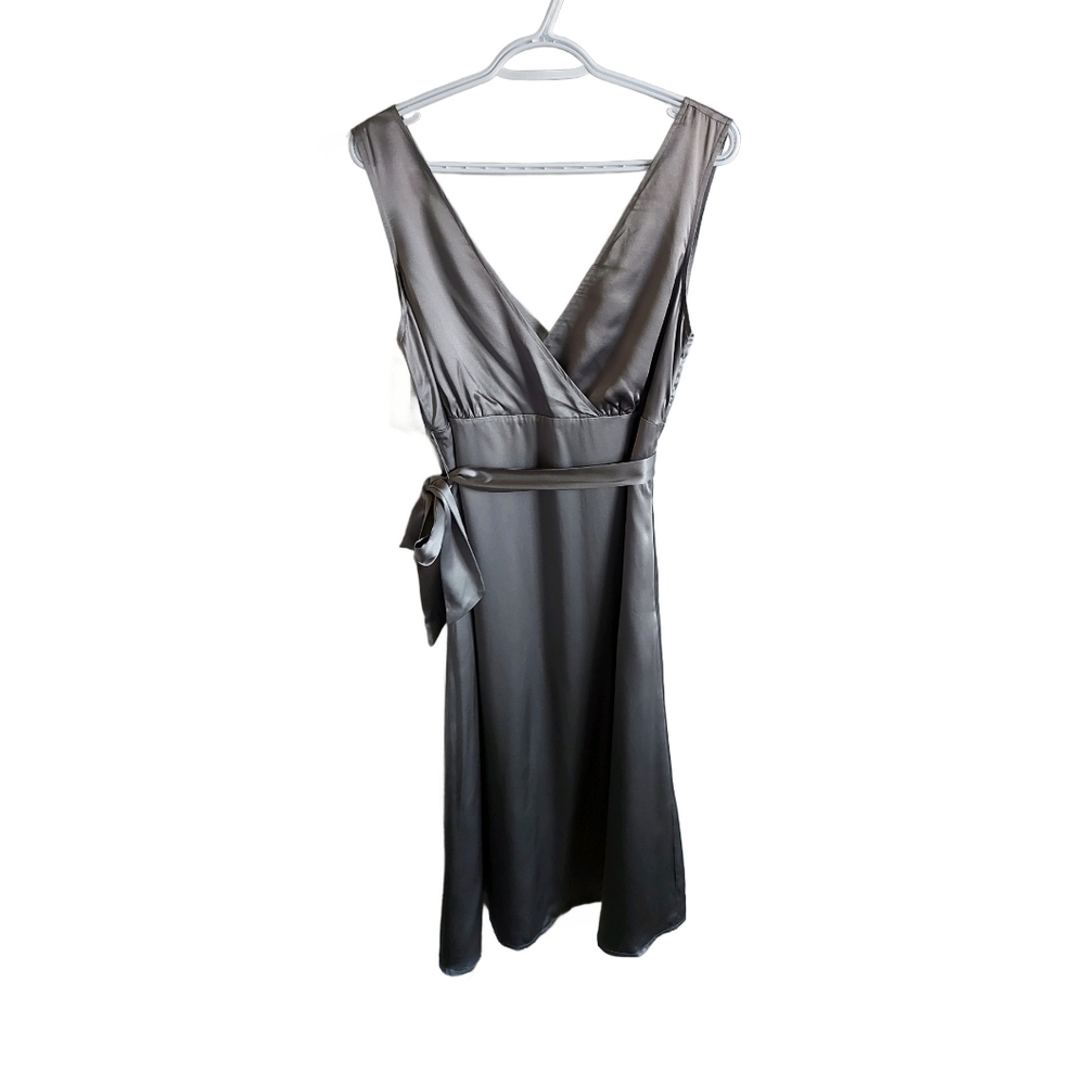 Mexx Silk Grey Dress- Elegant & Chic